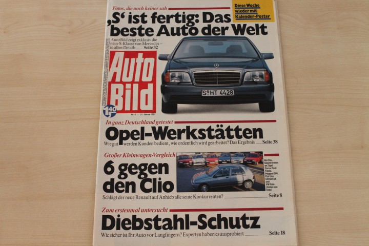 Deckblatt Auto Bild (04/1991)